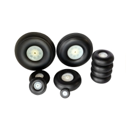 Koło gumowe PU + felga nylonowa 63mm / 2,5 cala MSP - MSP3-00066